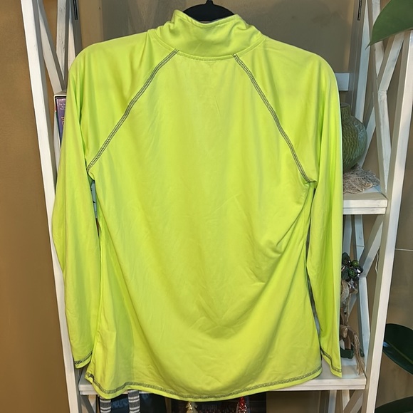 Everlast 3/4 zip Pullover Hi Visibility sz L - Picture 4 of 4